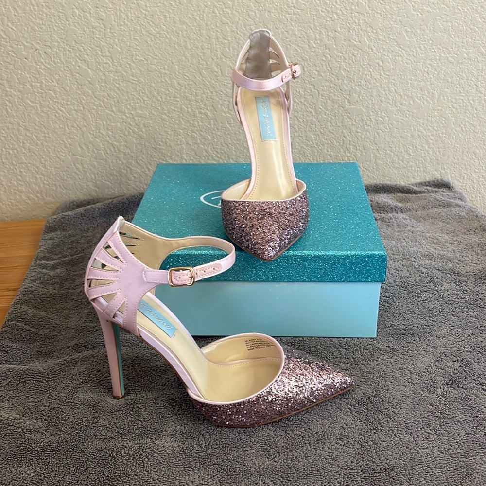 Betsey Johnson pink heels